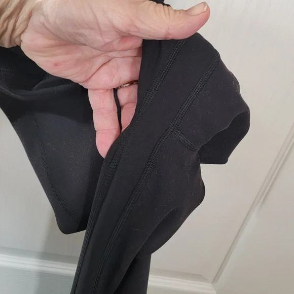 Lululemon•Align Zip-Front Bodysuit 32"•Nulu Zip Flare Jumpsuit•Black•FLAWLESS•6 - Picture 6 of 13